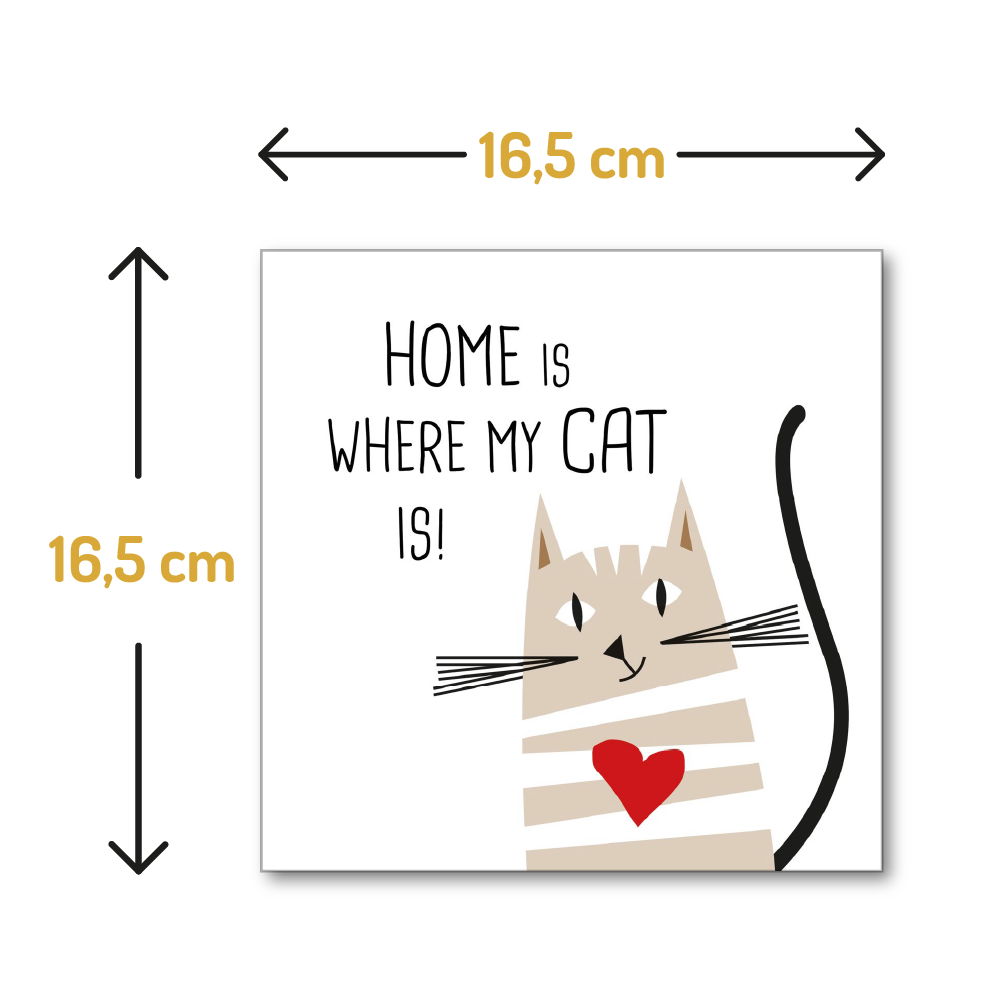 My Cat Herz Papierservietten