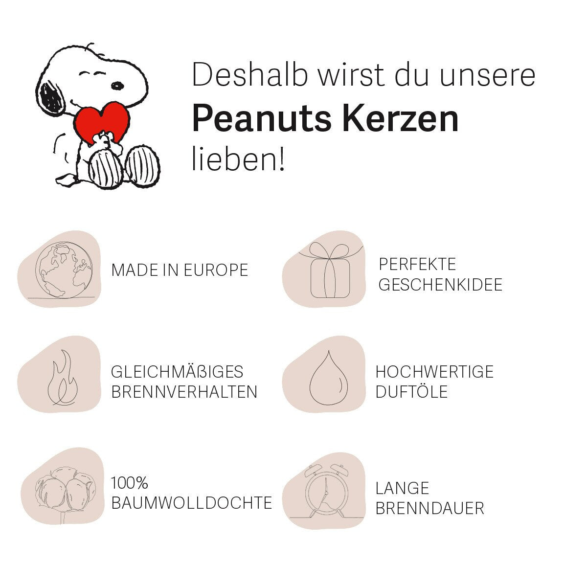 Peanuts Lieblingsmensch | Duftkerze