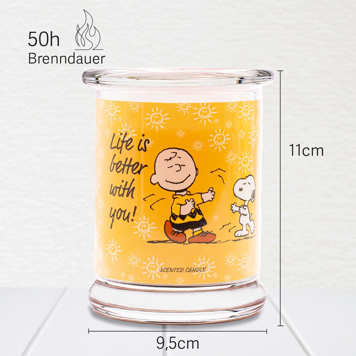 Peanuts Life is better with you | Duftkerze