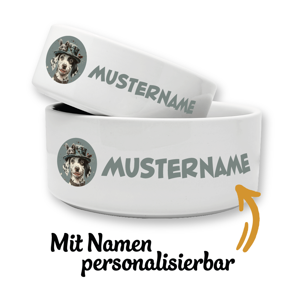 Personalisierbarer "Ignatz" Futternapf