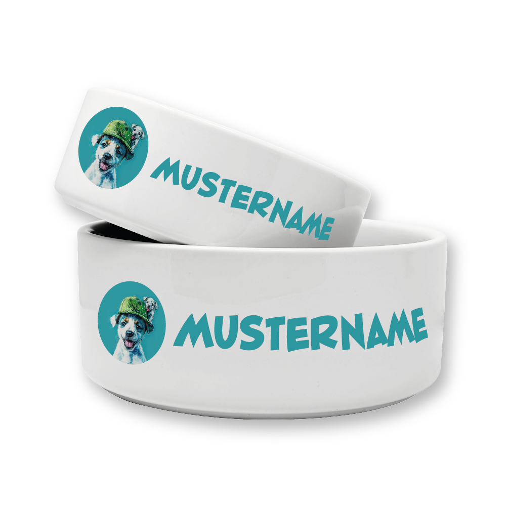Personalisierbarer "Rudi" Futternapf