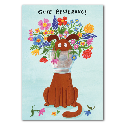 Gute Besserung Postkarte