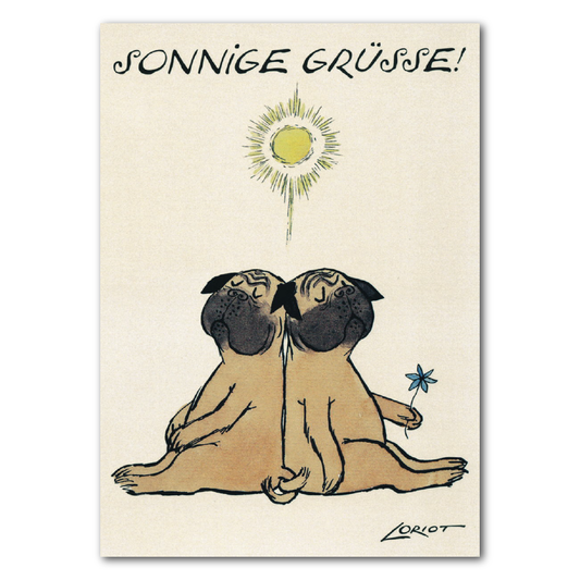 Sonnige Grüße Postkarte